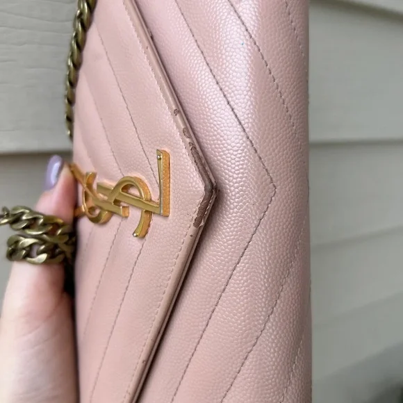 100% GUARANTEED AUTHENTIC YSL Wallet on Chain - Picture 4 of 10